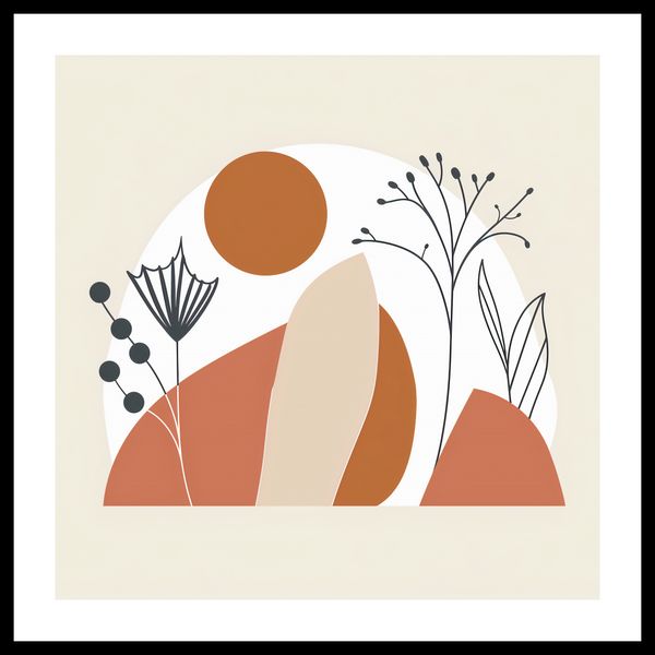 Plakat 60x60cm Organiczny Splot zdjęcie 3
