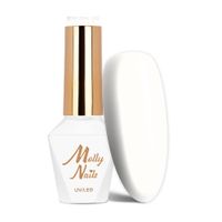 Lakier hybrydowy MollyNails Wedding Yes, I Do Creamy White 8g Nr 20