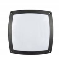 SU-MA Nex Plafon Zewnętrzny Czarny IP44 30cm 2xE27 Aluminiowy
