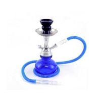 shisha tc blue 25cm - niebieska szisza z jednym wężem