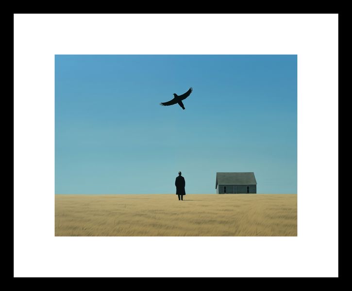 Plakat 20x15cm Samotny i Wolny zdjęcie 3