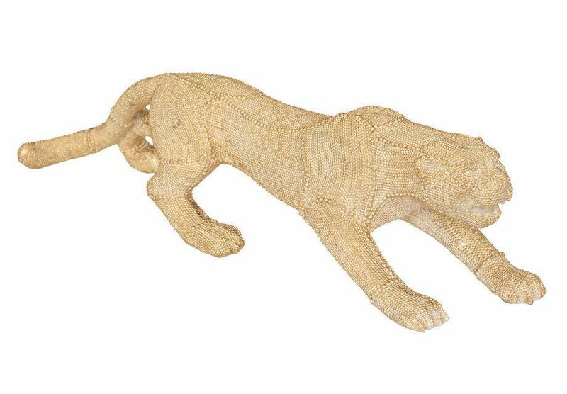 Dekoracja Pantera złota 15cm zdjęcie 1