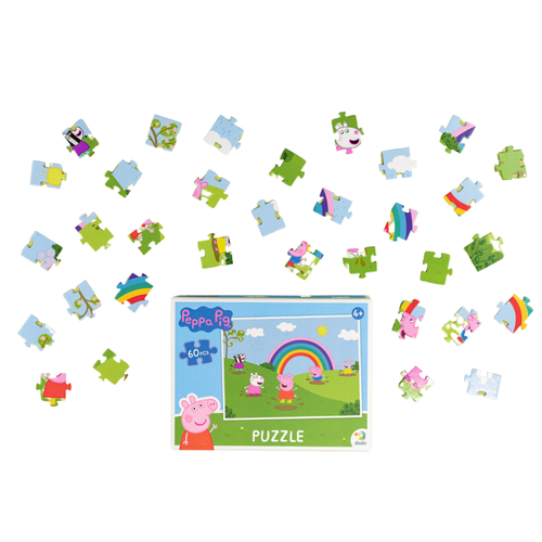 Puzzle Edukacyjne Świnka Peppa P 60 El. Układanka Dla Dzieci 200330 na Arena.pl