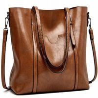 POJEMNA SKÓRZANA TORBA DAMSKA MIEJSKA TOREBKA Koanni