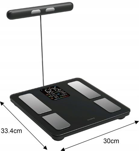Waga łazienkowa z uchwytem, elektroniczna, precyzyjna skład ciała, na Arena.pl