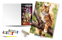 Zestaw Kreatywny Malowanie Po Numerach - Łowca Na Drzewie 40X50Cm Qb900-022