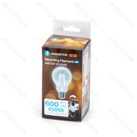 Żarówka LED filament A60 E27 6W 6500K przezroczysta energooszczędna do biura