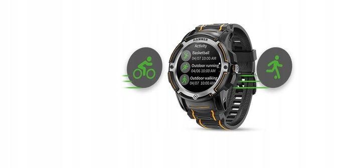 HAMMER Watch Plus AMOLED, GPS, Smartwatch Sportowy zdjęcie 15