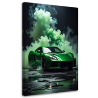 Obraz do pokoju młodzieżowego biura, Zielony Sportowy 70x100