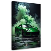 Obraz do pokoju młodzieżowego biura, Zielony Sportowy 30x45