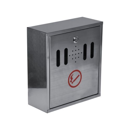 13196 Popielnica zawieszana duża na ścianę naścienna szara ze znaczkie na Arena.pl