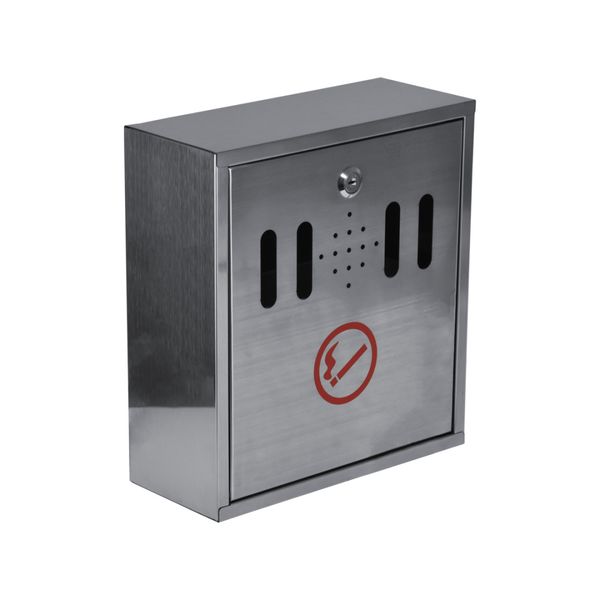 13196 Popielnica zawieszana duża na ścianę naścienna szara ze znaczkie zdjęcie 6