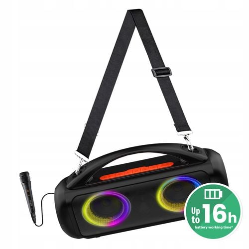 KARAOKE Głośnik przenośny bluetooth MT3184 MEDIA-TECH MIKROFON na Arena.pl