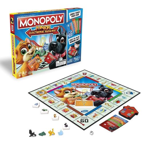 Hasbro Gra Monopoly Junior Electronic Banking na Arena.pl