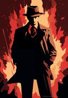 Plakat 68x98cm Tajemniczy Detektyw