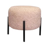 Pufa OLA LOFT ławka podnóżek metal czarny Rolf2