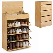 Szafka na buty REGAŁ do PRZEDPOKOJU obuwie NOWOCZESNA komoda 99 cm LOFT