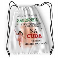 Plecak Dla Zakonnicy Sportowy Szkolny Worek Torba Z Nadrukiem Ze Zdjęciem