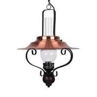 Lampa wisząca ENNA 7870 Rabalux naftowa na łańcuchu miedziana czarna