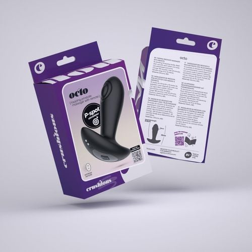 masażer prostaty octo z pilotem crushious usb 12 cm na Arena.pl