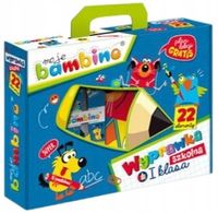 BAMBINO WYPRAWKA SZKOLNA DUŻY ZESTAW DO SZKOŁY 22 ELEMENTY I KLASA SZKOŁA