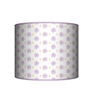 Abażur Walec - Kwiaty