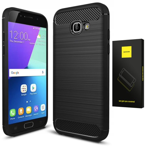 Spacecase Carbon Galaxy A5 2017 czarny zdjęcie 1