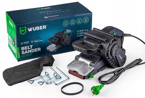 SZLIFIERKA TAŚMOWA WIELOFUNKCYJNA MOCNA DO DREWNA Z REGULACJĄ 1900W na Arena.pl