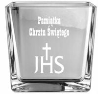 Wazon grawer prezent PAMIĄTKA CHRZTU Twój TEKST