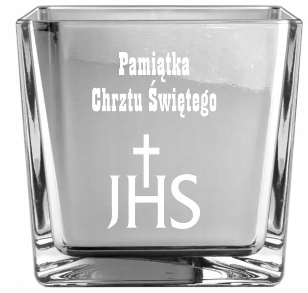 Wazon grawer prezent PAMIĄTKA CHRZTU Twój TEKST zdjęcie 1