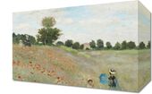 Obraz 30x20cm The Poppy Field near Argenteuil, Monet Vintage