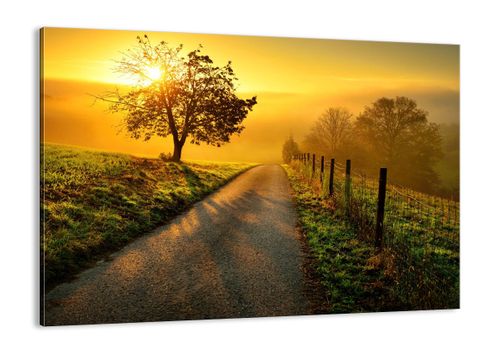 Obraz Na Płótnie - Droga Pole Łąka - 70X50 Cm - Aa70X50-3851 na Arena.pl