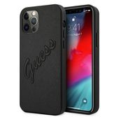 Guess GUHCP12LRSAVSBK iPhone 12 Pro Max 6,7" czarny/black hardcase