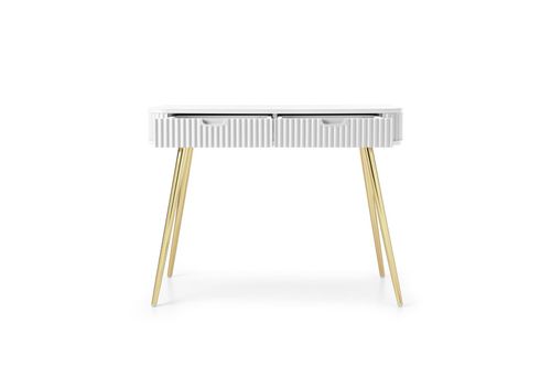 Toaletka Seda biała/nogi złote na Arena.pl