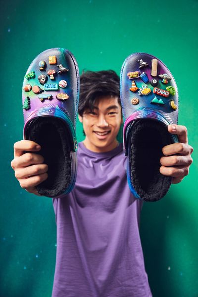 Crocs Męskie Buty Ocieplane Chodaki Klapki Baya Lined 205969 Clog 46-47 zdjęcie 7