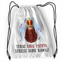 Plecak Dla Patryka Sportowy Szkolny Worek Torba Z Nadrukiem Ze Zdjęciem