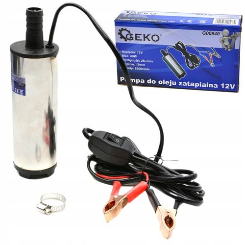 POMPKA POMPA CPN PALIWA OLEJU ROPY WODY 12V 52MM na Arena.pl