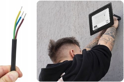 ZEWNĘTRZNE KOLOROWE OŚWIETLENIE LED ŚWIĄTECZNE LAMPKA ILUMINACJA FLASH IP66 na Arena.pl