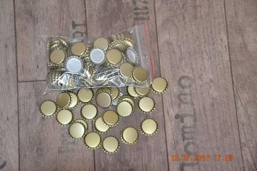 Kapsle Złote 100 szt na Arena.pl