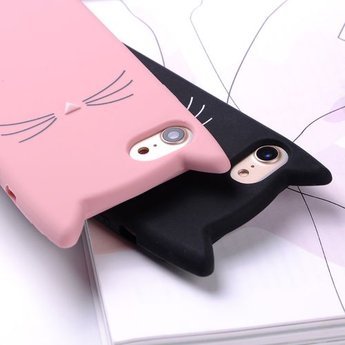ETUI Case iPhone X Uszy Wąsy Kot na Arena.pl