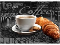 50X70CM CZARNA KAWA OBRAZ POKOJU DREWNINE