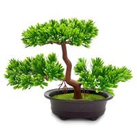 BONSAI W DONICZCE ROŚLINA DEKORACYJNA SZTUCZNE DRZEWKO 25 cm
