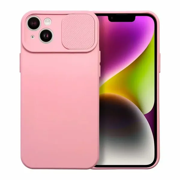 Futerał SLIDE do IPHONE 14 Plus jasnoróżowy zdjęcie 1