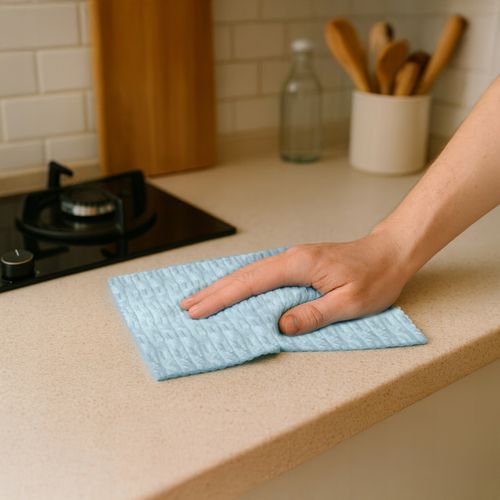 Ścierki z mikrofibry 30x30 cm 5 szt. VERGIONIC miękkie, chłonne na Arena.pl