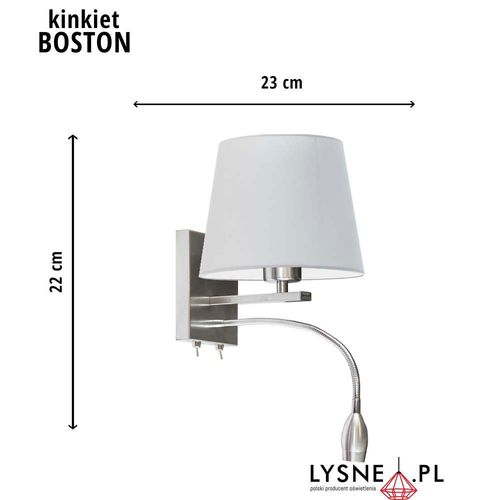 Kinkiet BOSTON z panelem LED na Arena.pl