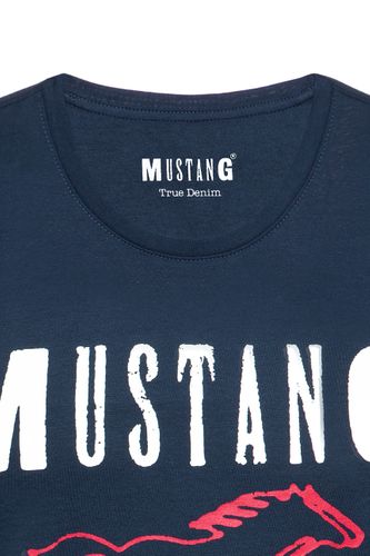 MUSTANG BASIC PRINT TEE MOOD INDIGO 1008373 5228 M na Arena.pl