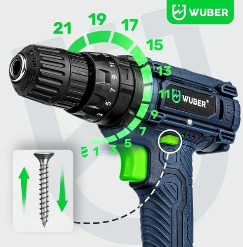 WIERTARKO WKRĘTARKA UDAROWA AKUMULATOROWA 20V 2X AKUMULATOR + WALIZKA na Arena.pl