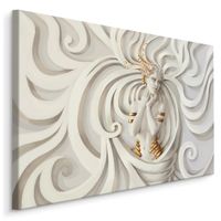 Obraz Do Sypialni Bogini Grecka MEDUZA Abstrakcja Efekt 3D 90cm x 60cm