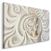 Obraz Do Sypialni Bogini Grecka MEDUZA Abstrakcja Efekt 3D 40cm x 30cm