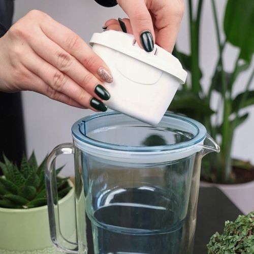 DZBANEK FILTRUJĄCY SZKLANY ETIUDA BIAŁY + 2 WKŁADY PURE+ AQUALOGIS na Arena.pl